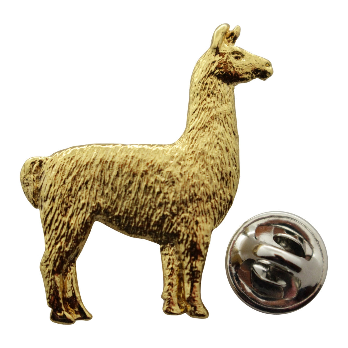 Llama Pin ~ 24K Gold ~ Lapel Pin ~ 24K Gold Lapel Pin ~ Sarah's Treats & Treasures